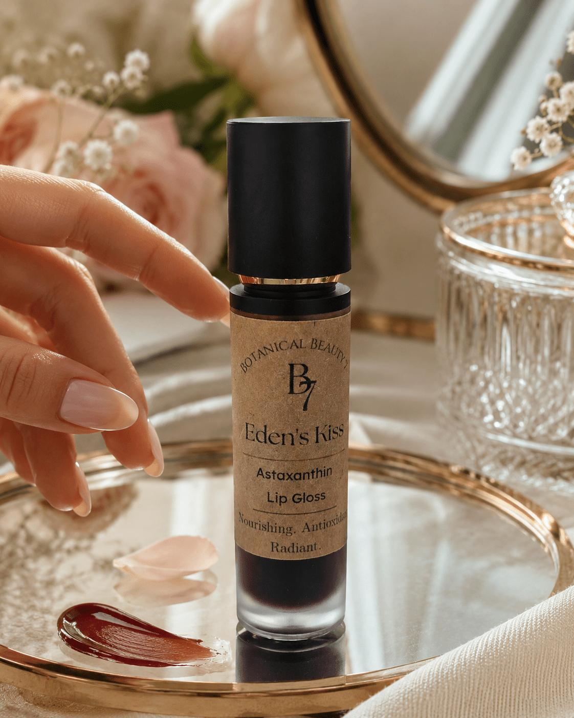 Eden's Kiss - Tinted Lip gloss - ShirleyJane's Botanical Beauty 7
