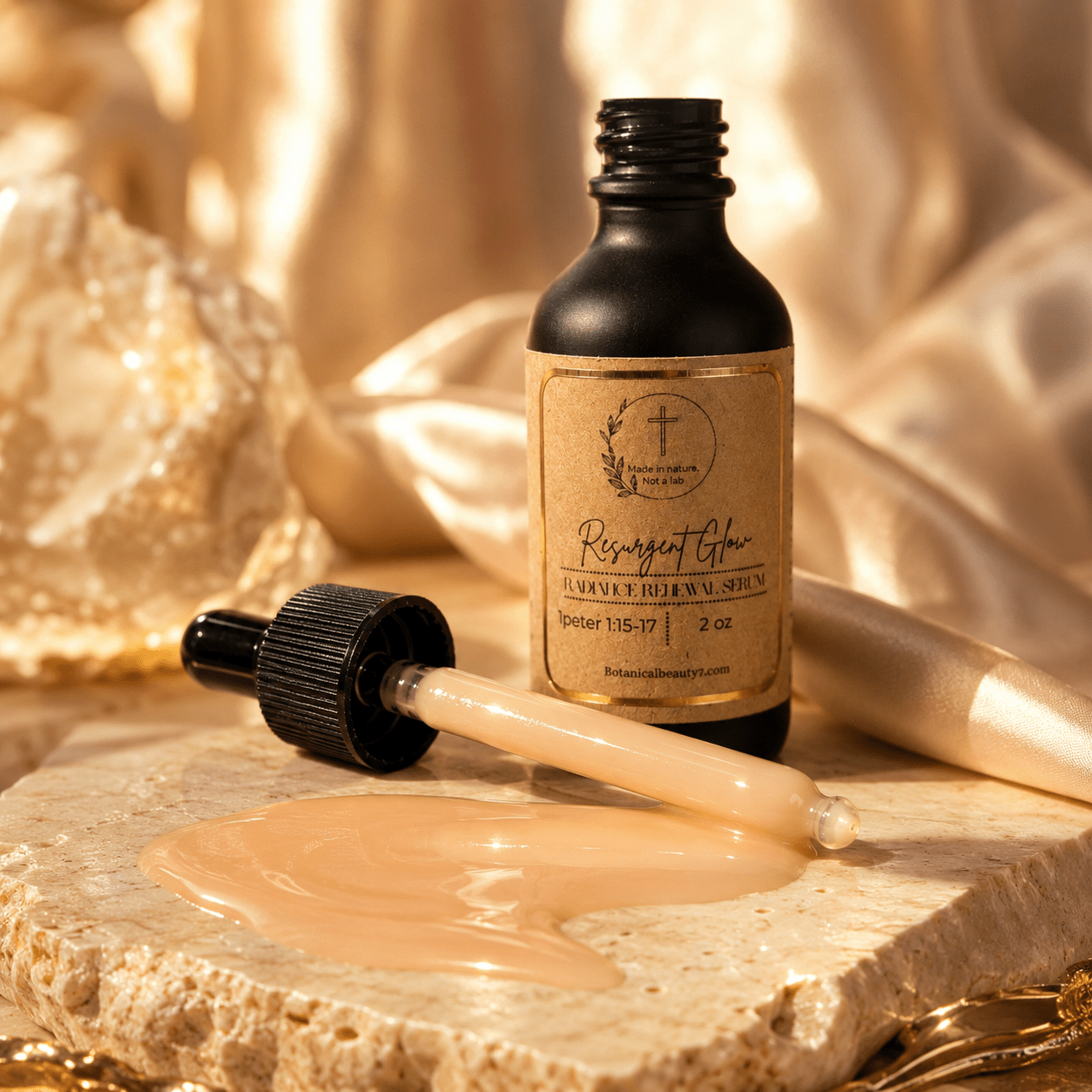 Resurgent Glow - Renewal Face Serum for Dull, Uneven Skin - ShirleyJane's Botanical Beauty 7