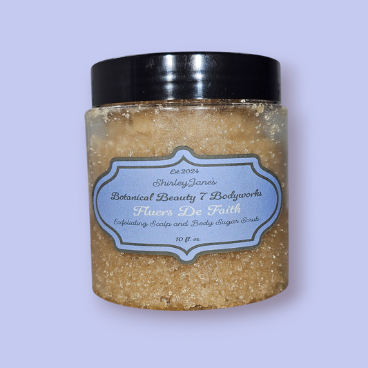 Fluers De Faith 10 oz sugar scrub