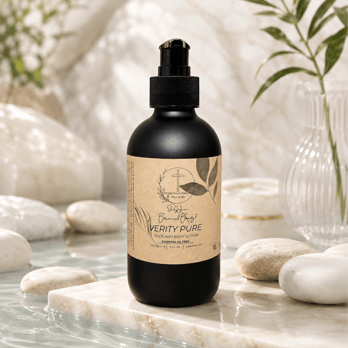 Verity Pure - Non-comedogenic Unscented Lotion - ShirleyJane's Botanical Beauty 7
