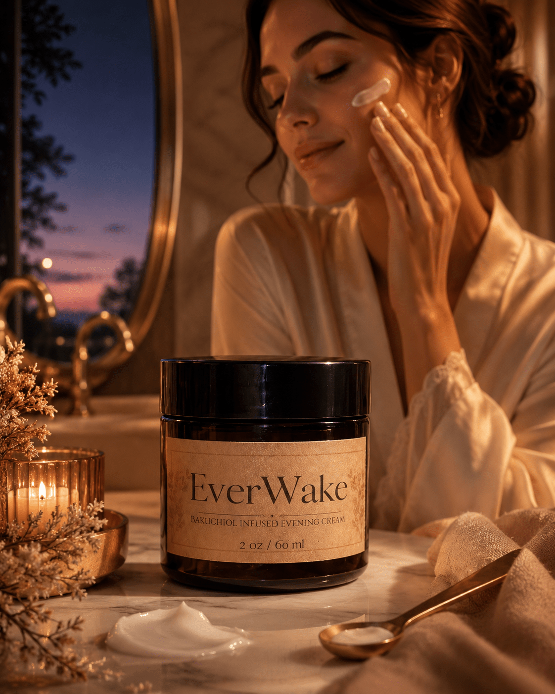 EVERWAKE™ - Bakuchiol Evening Cream with 1% High-Purity Bakuchiol - ShirleyJane's Botanical Beauty 7